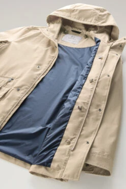 Woolrich Giacca Mountain 3 In 1 In Cotone Soft Byrd Con Gilet Trapuntato Removibile - Uomo - Beige -Offerta Economica Vestiario CFWOOU0717MRUT3329 4377 12