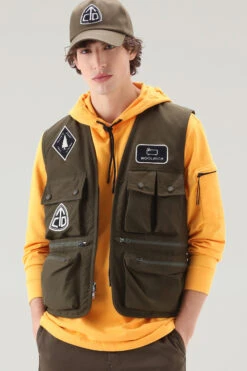 Woolrich Gilet U.S. Trails In Light Eco Ramar - Uomo - Verde -Offerta Economica Vestiario CFWOOU0742MRUT2538 614 3