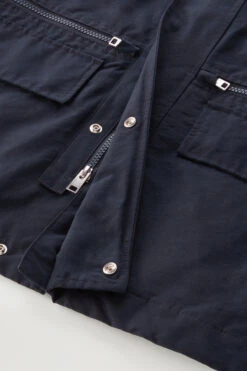 Woolrich Giacca Cruiser Field In Light Eco Ramar Con Cappuccio Richiudibile - Uomo - Blu -Offerta Economica Vestiario CFWOOU0743MRUT2538 3989 9