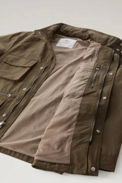 Woolrich Giacca Cruiser Field In Light Eco Ramar Con Cappuccio Richiudibile - Uomo - Verde -Offerta Economica Vestiario CFWOOU0743MRUT2538 614 10