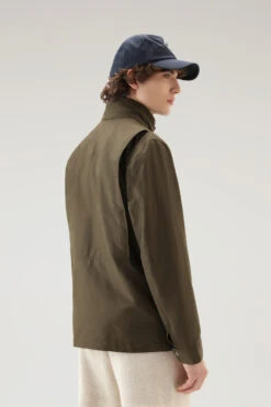 Woolrich Giacca Cruiser Field In Light Eco Ramar Con Cappuccio Richiudibile - Uomo - Verde -Offerta Economica Vestiario CFWOOU0743MRUT2538 614 2