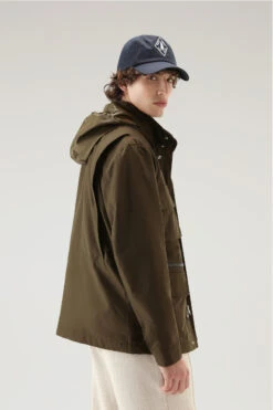 Woolrich Giacca Cruiser Field In Light Eco Ramar Con Cappuccio Richiudibile - Uomo - Verde -Offerta Economica Vestiario CFWOOU0743MRUT2538 614 3