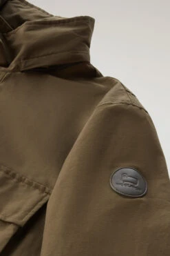 Woolrich Giacca Cruiser Field In Light Eco Ramar Con Cappuccio Richiudibile - Uomo - Verde -Offerta Economica Vestiario CFWOOU0743MRUT2538 614 7