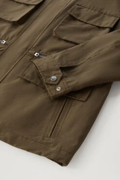 Woolrich Giacca Cruiser Field In Light Eco Ramar Con Cappuccio Richiudibile - Uomo - Verde -Offerta Economica Vestiario CFWOOU0743MRUT2538 614 8