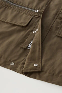 Woolrich Giacca Cruiser Field In Light Eco Ramar Con Cappuccio Richiudibile - Uomo - Verde -Offerta Economica Vestiario CFWOOU0743MRUT2538 614 9