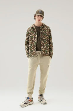 Woolrich Giacca Lobster In Printed Ramar Con Stampa Camouflage - Uomo - Verde -Offerta Economica Vestiario CFWOOU0744MRUT3446 6423 1