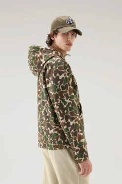 Woolrich Giacca Lobster In Printed Ramar Con Stampa Camouflage - Uomo - Verde -Offerta Economica Vestiario CFWOOU0744MRUT3446 6423 2
