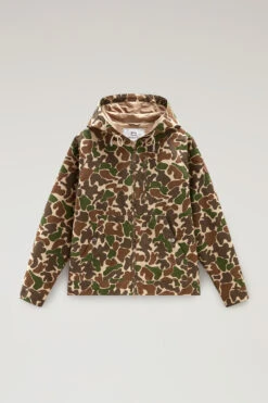 Woolrich Giacca Lobster In Printed Ramar Con Stampa Camouflage - Uomo - Verde -Offerta Economica Vestiario CFWOOU0744MRUT3446 6423 4