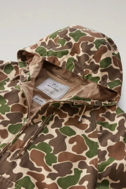 Woolrich Giacca Lobster In Printed Ramar Con Stampa Camouflage - Uomo - Verde -Offerta Economica Vestiario CFWOOU0744MRUT3446 6423 5