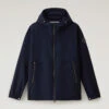 Woolrich Giacca In Lana Vitale Barberis Canonico Con Cappuccio - Uomo - Blu -Offerta Economica Vestiario CFWOOU0747MRUT3447 3989