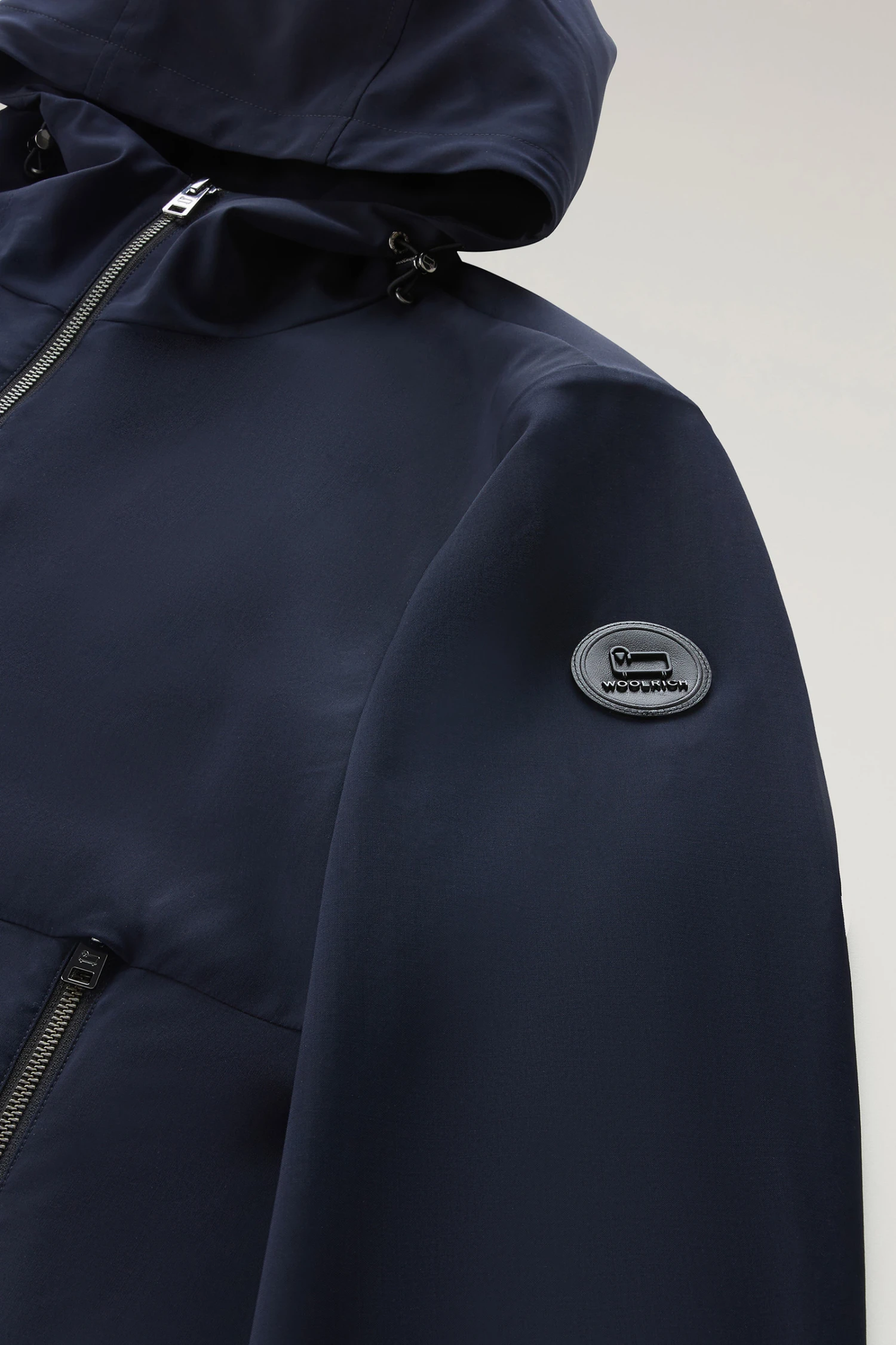 Woolrich Giacca In Lana Vitale Barberis Canonico Con Cappuccio - Uomo - Blu 5 Woolrich Giacca In Lana Vitale Barberis Canonico Con Cappuccio - Uomo - Blu - immagine 3