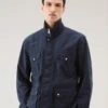Woolrich Giacca Tinta In Capo In Puro Cotone - Uomo - Blu -Offerta Economica Vestiario CFWOOU0757MRUT2876 3989