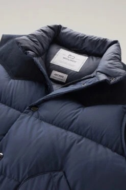 Woolrich Gilet Western Trapuntato - Uomo - Blu -Offerta Economica Vestiario CFWOOU0763MRUT2420 3989 5
