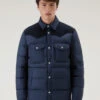 Woolrich Giacca A Camicia Western Trapuntata - Uomo - Blu