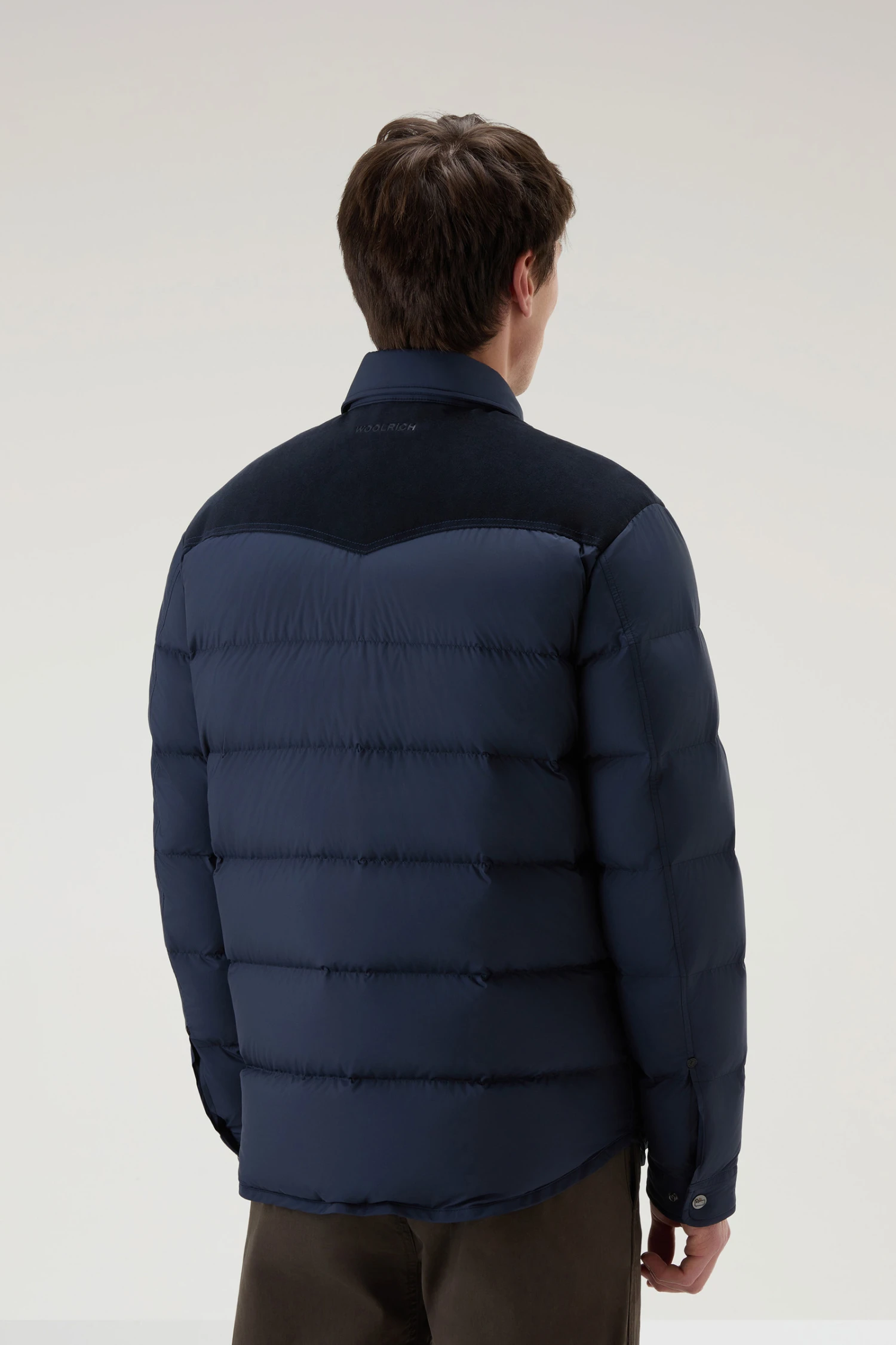 Woolrich Giacca A Camicia Western Trapuntata - Uomo - Blu 5 Woolrich Giacca A Camicia Western Trapuntata - Uomo - Blu - immagine 3