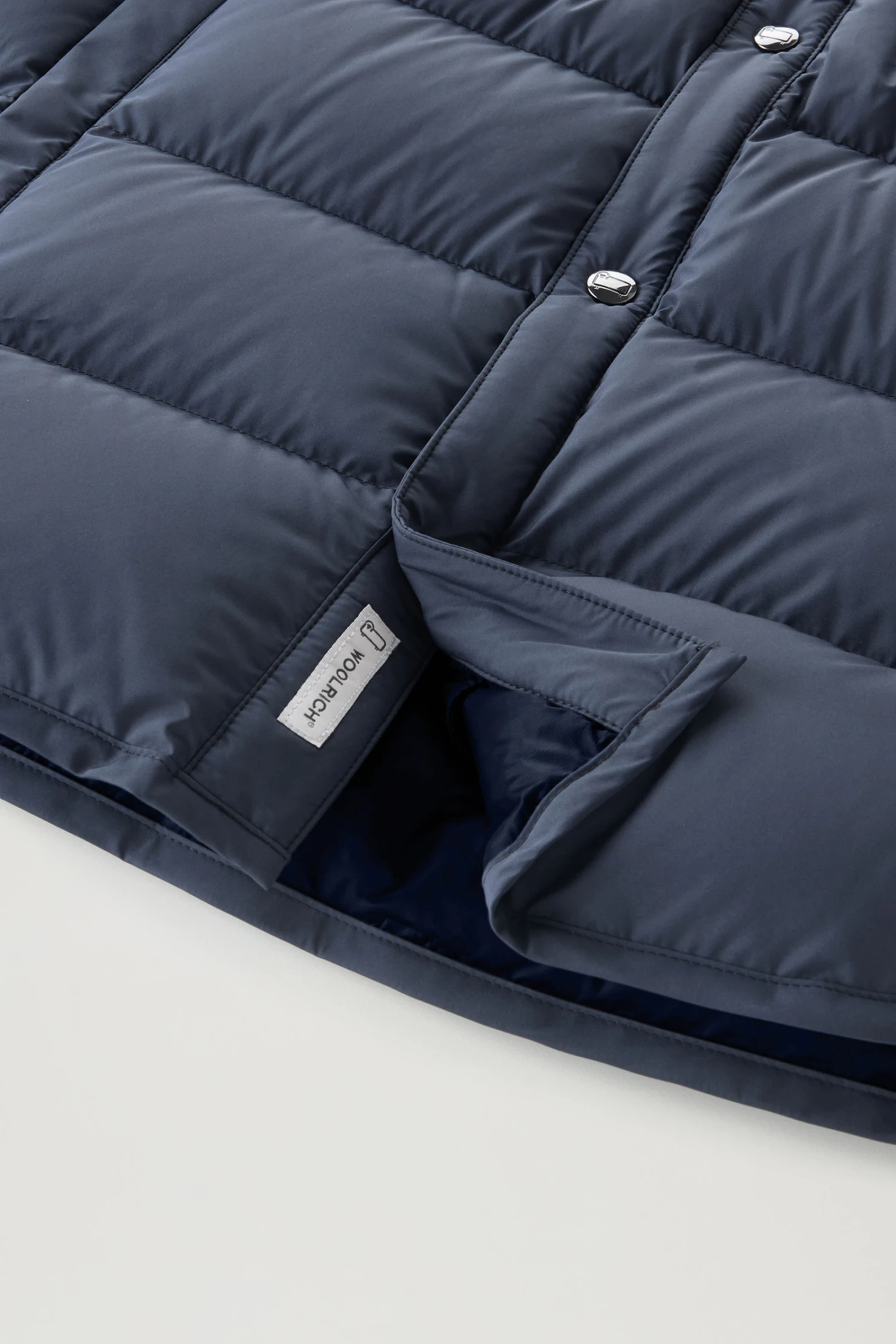 Woolrich Giacca A Camicia Western Trapuntata - Uomo - Blu 10 Woolrich Giacca A Camicia Western Trapuntata - Uomo - Blu - immagine 8