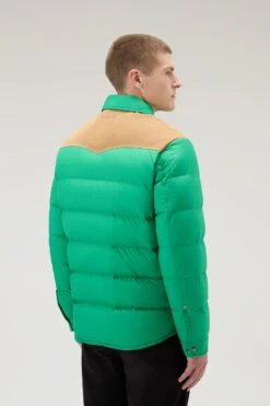Woolrich Giacca A Camicia Western Trapuntata - Uomo - Verde -Offerta Economica Vestiario CFWOOU0764MRUT2420 600 2