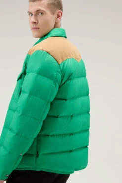 Woolrich Giacca A Camicia Western Trapuntata - Uomo - Verde -Offerta Economica Vestiario CFWOOU0764MRUT2420 600 3