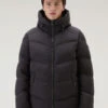 Woolrich Piumino Premium In Nylon Elasticizzato - Uomo - Nero
