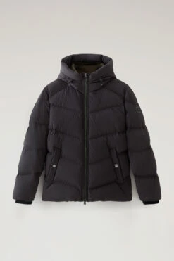 Woolrich Piumino Premium In Nylon Elasticizzato - Uomo - Nero -Offerta Economica Vestiario CFWOOU0774MRUT3515 100 4