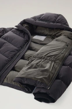 Woolrich Piumino Premium In Nylon Elasticizzato - Uomo - Nero -Offerta Economica Vestiario CFWOOU0774MRUT3515 100 8