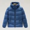 Woolrich Piumino Premium In Nylon Elasticizzato - Uomo - Blu -Offerta Economica Vestiario CFWOOU0774MRUT3515 31093