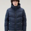 Woolrich Piumino Premium In Nylon Elasticizzato - Uomo - Blu -Offerta Economica Vestiario CFWOOU0774MRUT3515 3989