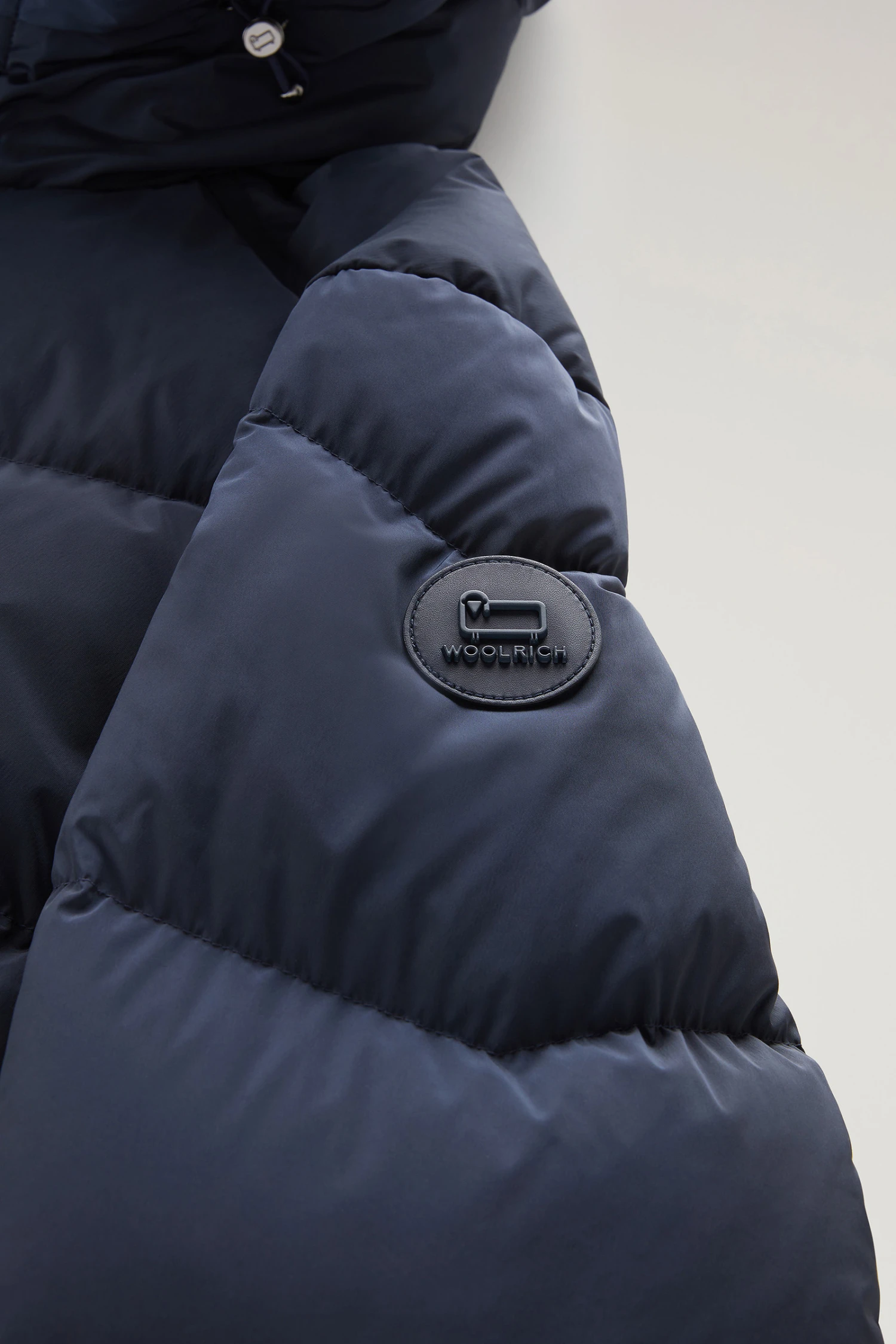 Woolrich Piumino Premium In Nylon Elasticizzato - Uomo - Blu 9 Woolrich Piumino Premium In Nylon Elasticizzato - Uomo - Blu - immagine 7