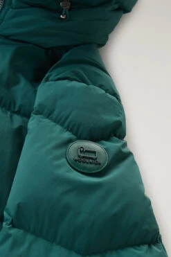 Woolrich Piumino Premium In Nylon Elasticizzato - Uomo - Verde 9 Woolrich Piumino Premium In Nylon Elasticizzato - Uomo - Verde -Offerta Economica Vestiario CFWOOU0774MRUT3515 6221 2