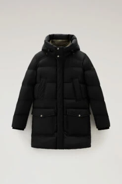 Woolrich Premium Parka Trapuntato In Nylon Elasticizzato - Uomo - Nero 15 Woolrich Premium Parka Trapuntato In Nylon Elasticizzato - Uomo - Nero -Offerta Economica Vestiario CFWOOU0775MRUT3515 100 4