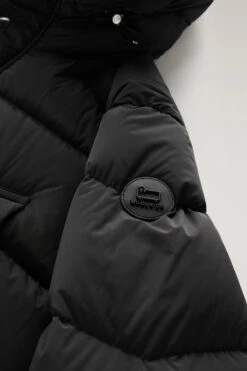 Woolrich Premium Parka Trapuntato In Nylon Elasticizzato - Uomo - Nero 17 Woolrich Premium Parka Trapuntato In Nylon Elasticizzato - Uomo - Nero -Offerta Economica Vestiario CFWOOU0775MRUT3515 100 6