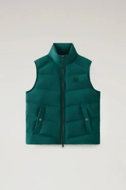 Woolrich Gilet Premium Trapuntato In Nylon Elasticizzato - Uomo - Verde 15 Woolrich Gilet Premium Trapuntato In Nylon Elasticizzato - Uomo - Verde -Offerta Economica Vestiario CFWOOU0776MRUT3515 6221 4