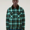 Woolrich Giacca Trucker In Misto Lana Riciclata Imbottita - Uomo - Verde -Offerta Economica Vestiario CFWOOU0779MRUT3093 6601
