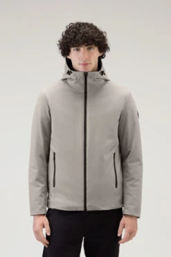 Woolrich Giacca Pacific In Tech Softshell - Uomo - Marrone