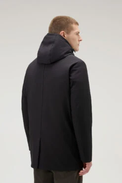 Woolrich Cappotto Barrow Mac In Tech Softshell - Uomo - Nero -Offerta Economica Vestiario CFWOOU0792MRUT3496 100 2
