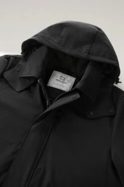 Woolrich Cappotto Barrow Mac In Tech Softshell - Uomo - Nero -Offerta Economica Vestiario CFWOOU0792MRUT3496 100 5