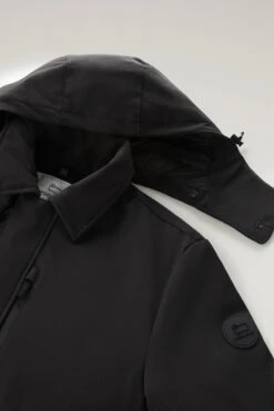 Woolrich Cappotto Barrow Mac In Tech Softshell - Uomo - Nero -Offerta Economica Vestiario CFWOOU0792MRUT3496 100 6