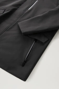 Woolrich Cappotto Barrow Mac In Tech Softshell - Uomo - Nero -Offerta Economica Vestiario CFWOOU0792MRUT3496 100 8