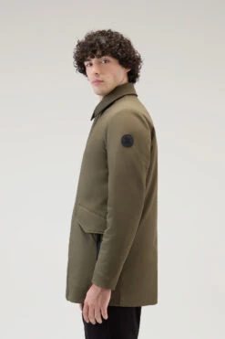 Woolrich Cappotto Barrow Mac In Tech Softshell - Uomo - Verde -Offerta Economica Vestiario CFWOOU0792MRUT3496 614 4