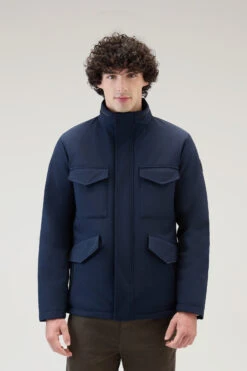 Woolrich Giacca Field In Tech Softshell - Uomo - Blu