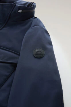 Woolrich Giacca Field In Tech Softshell - Uomo - Blu -Offerta Economica Vestiario CFWOOU0793MRUT3496 3989 7