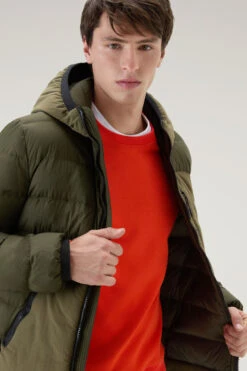 Woolrich Piumino Lobster In Nylon Crinkle - Uomo - Verde -Offerta Economica Vestiario CFWOOU0794MRUT3069 614 3