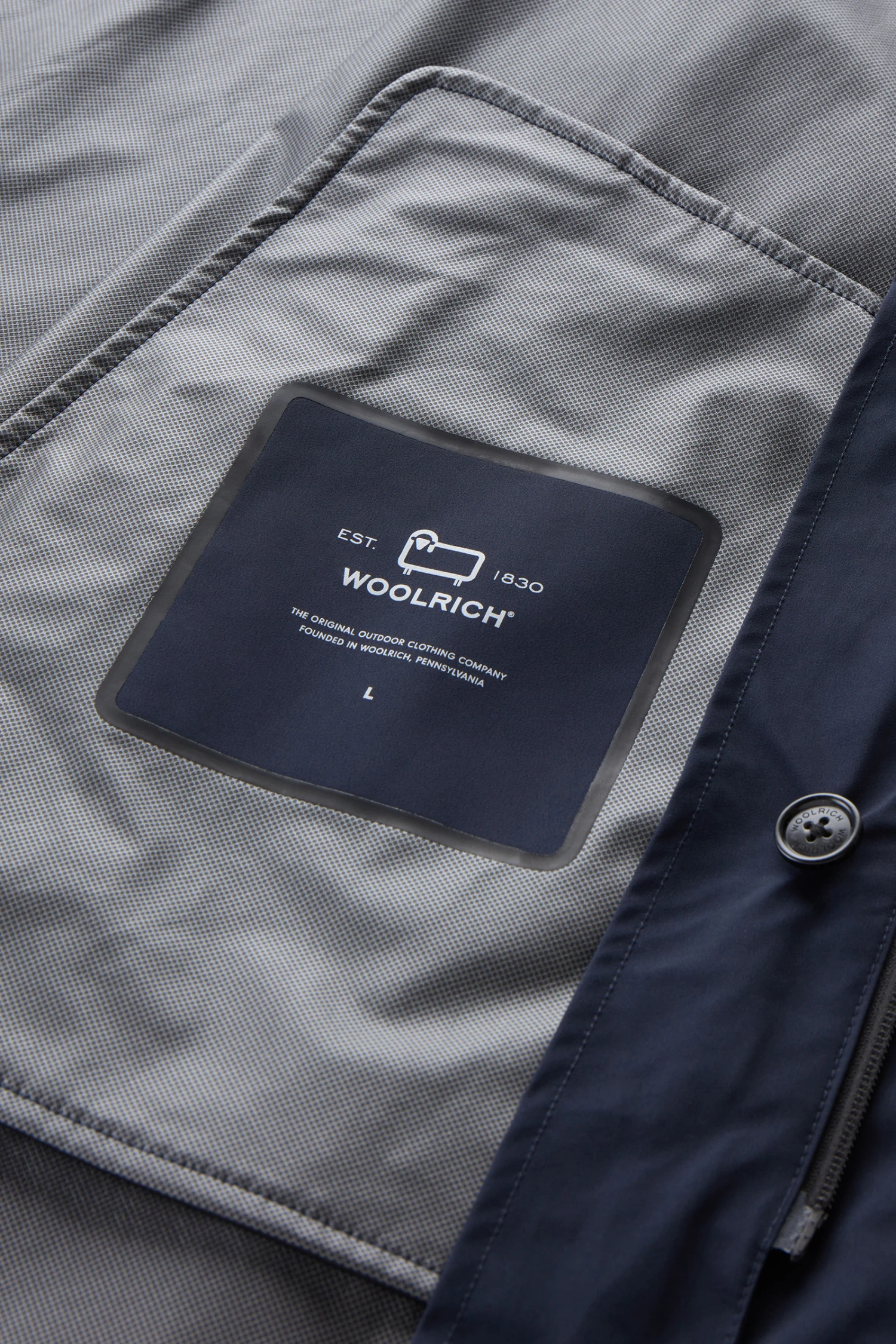 Woolrich Cappotto 3 In 1 In Nylon Elasticizzato Con Giacca Trapuntata Removibile - Uomo - Blu 15 Woolrich Cappotto 3 In 1 In Nylon Elasticizzato Con Giacca Trapuntata Removibile - Uomo - Blu - immagine 13