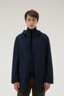 Woolrich Cappotto 3 In 1 In Nylon Elasticizzato Con Giacca Trapuntata Removibile - Uomo - Blu 18 Woolrich Cappotto 3 In 1 In Nylon Elasticizzato Con Giacca Trapuntata Removibile - Uomo - Blu -Offerta Economica Vestiario CFWOOU0796MRUT3339 3989 3