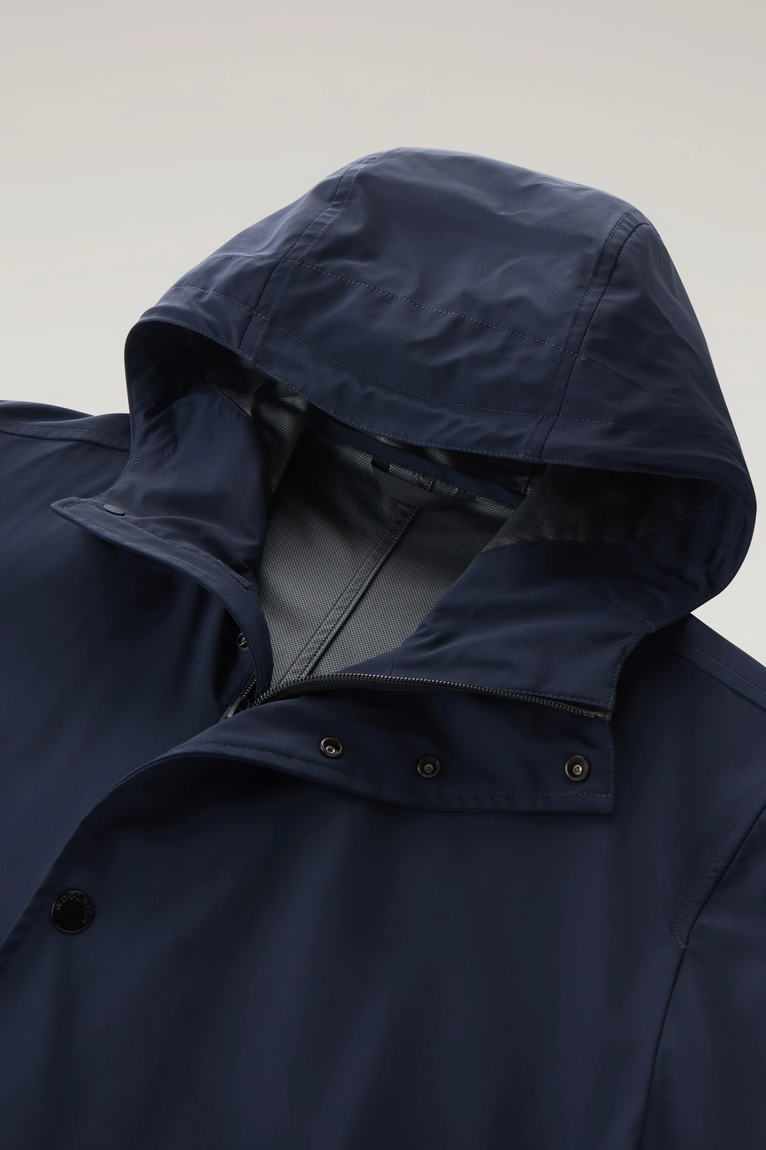 Woolrich Cappotto 3 In 1 In Nylon Elasticizzato Con Giacca Trapuntata Removibile - Uomo - Blu 10 Woolrich Cappotto 3 In 1 In Nylon Elasticizzato Con Giacca Trapuntata Removibile - Uomo - Blu - immagine 8