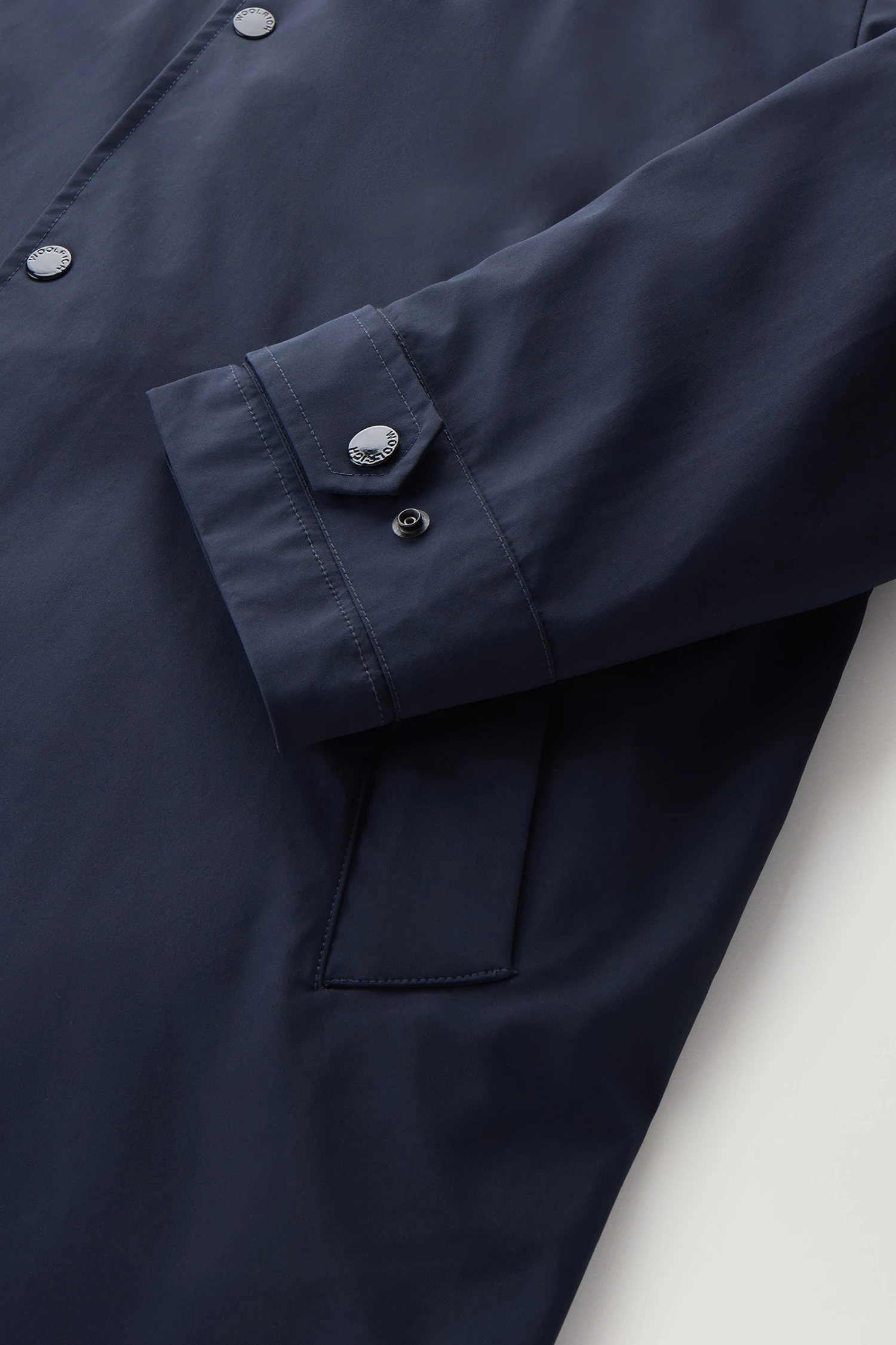 Woolrich Cappotto 3 In 1 In Nylon Elasticizzato Con Giacca Trapuntata Removibile - Uomo - Blu 12 Woolrich Cappotto 3 In 1 In Nylon Elasticizzato Con Giacca Trapuntata Removibile - Uomo - Blu - immagine 10