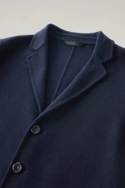 Woolrich Blazer In Misto Lana Riciclata Manteco - Uomo - Blu -Offerta Economica Vestiario CFWOOU0820MRUT3518 3989 5