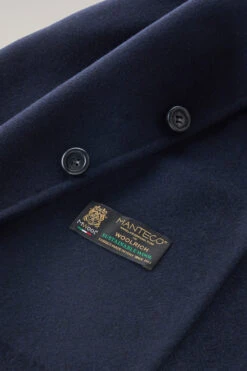 Woolrich Blazer In Misto Lana Riciclata Manteco - Uomo - Blu -Offerta Economica Vestiario CFWOOU0820MRUT3518 3989 8