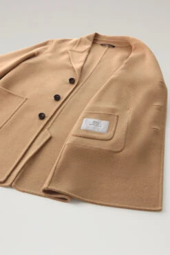 Woolrich Cappotto In Misto Lana Riciclata Manteco - Uomo - Marrone -Offerta Economica Vestiario CFWOOU0821MRUT3518 734 7