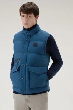 Woolrich Gilet Aleutian Trapuntato In Nylon Taslan - Uomo - Blu -Offerta Economica Vestiario CFWOOU0854MRUT3077 31093 3